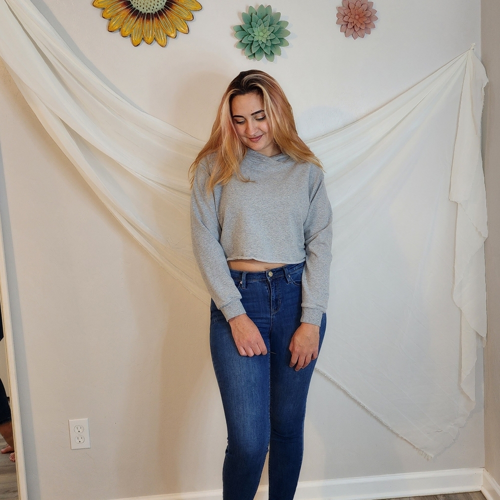 Crop top hoodie